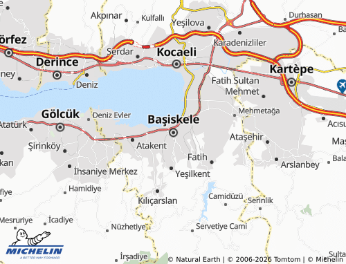 MICHELIN Barbaros map - ViaMichelin