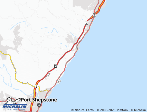 MICHELIN Pumula map - ViaMichelin