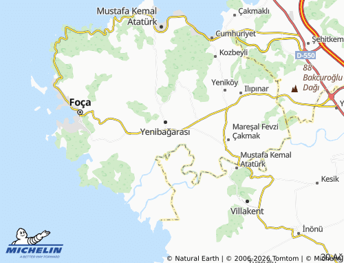 MICHELIN Kazım Dirik map - ViaMichelin