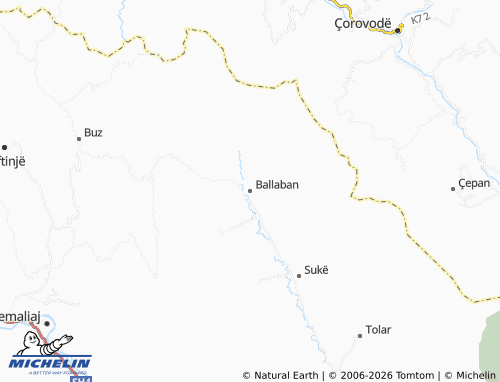 MICHELIN Ballaban map - ViaMichelin