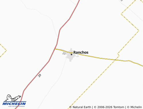 MICHELIN-Landkarte Ranchos - ViaMichelin