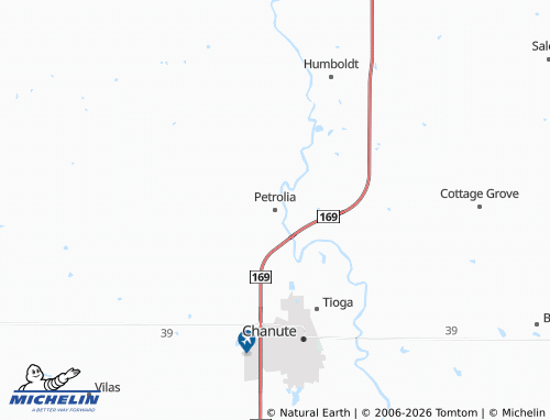 Carte MICHELIN Petrolia - ViaMichelin
