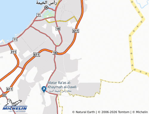 Carte MICHELIN al-Fahleen - ViaMichelin