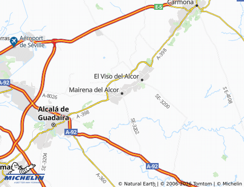 Mapa MICHELIN Mairena del Alcor - ViaMichelin