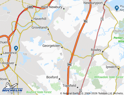 Mapa MICHELIN Georgetown - ViaMichelin