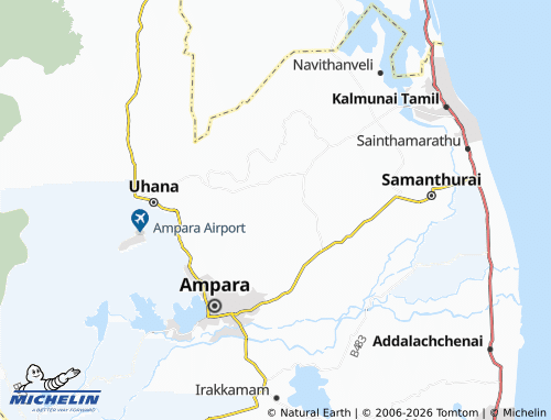 Mappa MICHELIN Ruhunugama - ViaMichelin