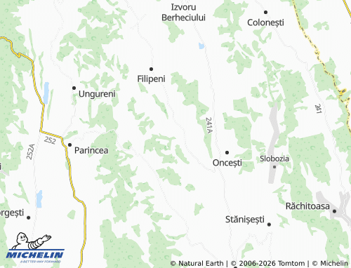 Mappa MICHELIN Fruntești - ViaMichelin