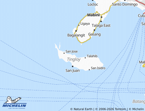 MICHELIN Tingloy map - ViaMichelin