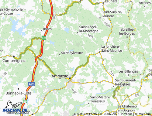 Kaart MICHELIN Le Vieux - ViaMichelin