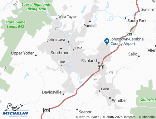 Mappa MICHELIN Lorain - ViaMichelin