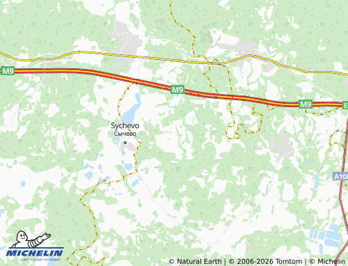Carte MICHELIN Shilovo - ViaMichelin