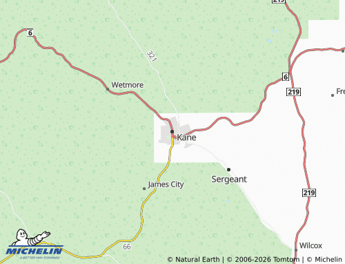 Carte MICHELIN Kane - ViaMichelin