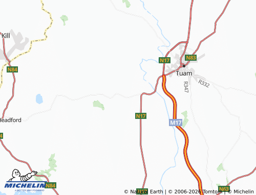 Mapa MICHELIN Belclare - ViaMichelin