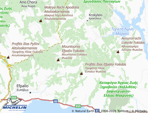 Carte MICHELIN Palaioxari - ViaMichelin