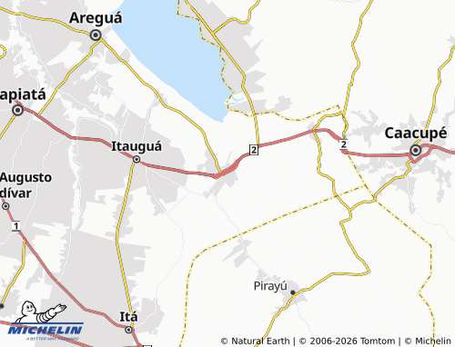 MICHELIN Ypacaraí map - ViaMichelin