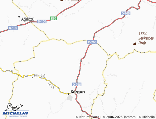 Mapa MICHELIN Dikenli - ViaMichelin
