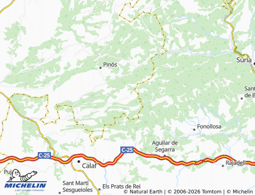 MICHELIN Prades map - ViaMichelin