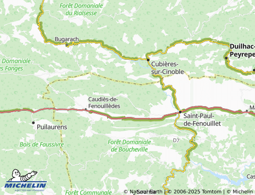 MICHELIN Prugnanes map - ViaMichelin