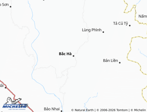 Mapa MICHELIN Bắc Hà - ViaMichelin