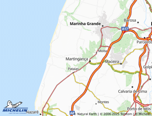 MICHELIN Lagoa map - ViaMichelin