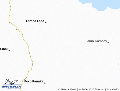 MICHELIN Golo Lembur map - ViaMichelin
