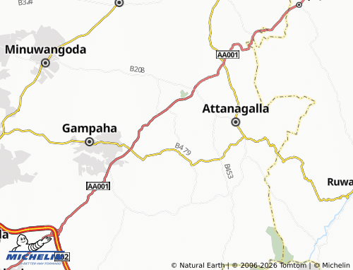 MICHELIN Pilankada map - ViaMichelin