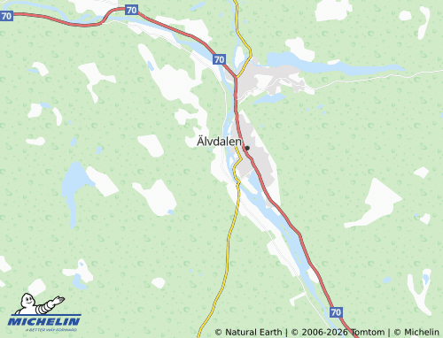 Mapa MICHELIN Kåtilla - ViaMichelin