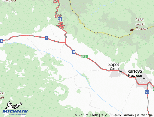 Mappa MICHELIN Pevtsite - ViaMichelin