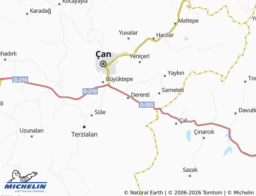 Mappa MICHELIN Derenti - ViaMichelin