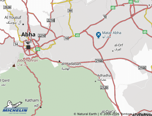MICHELIN-Landkarte al-'Aqeeq - ViaMichelin
