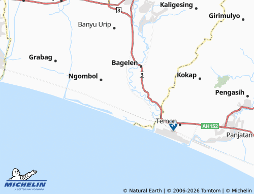 Mapa MICHELIN Tegalaren - ViaMichelin
