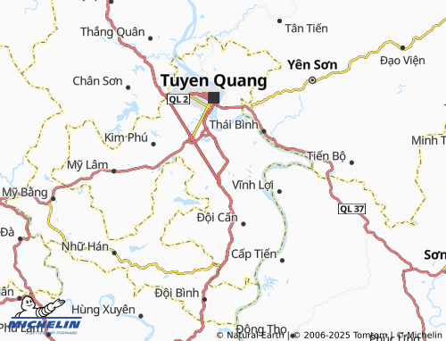 Kaart MICHELIN Lưỡng Vượng - ViaMichelin