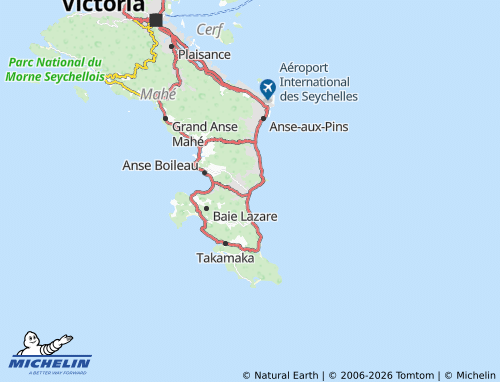 Kaart MICHELIN Anse Royale - ViaMichelin