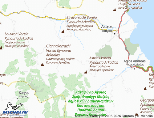 MICHELIN Agios Ioannis map - ViaMichelin