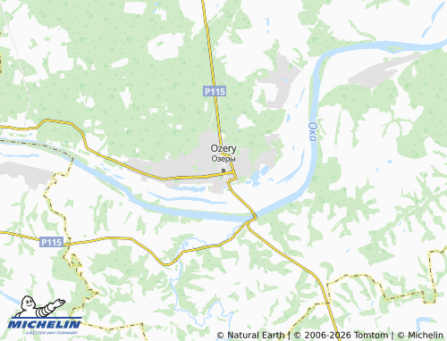 Carte MICHELIN Ozery - ViaMichelin