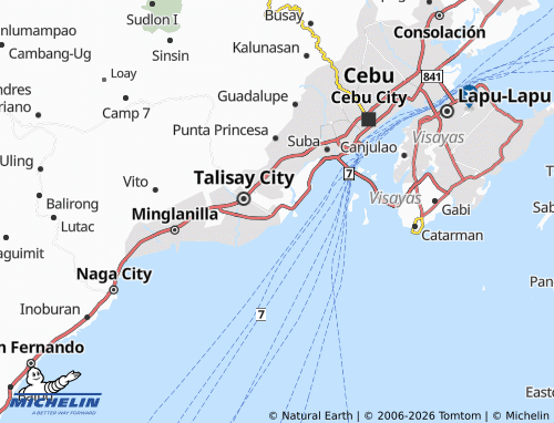 MICHELIN Tangke map - ViaMichelin