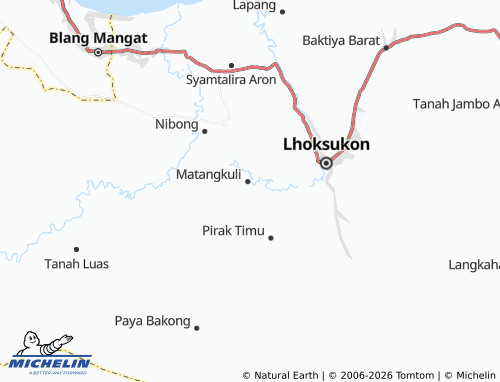 MICHELIN Ceubrek Pirak map - ViaMichelin