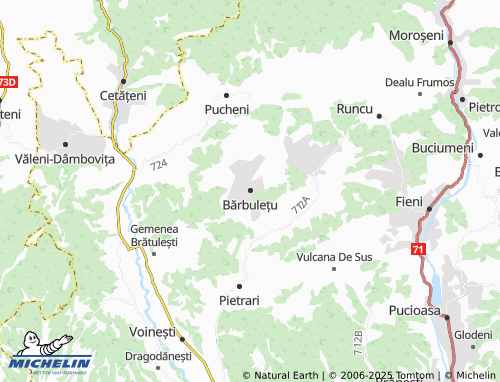 MICHELIN Bărbulețu map - ViaMichelin
