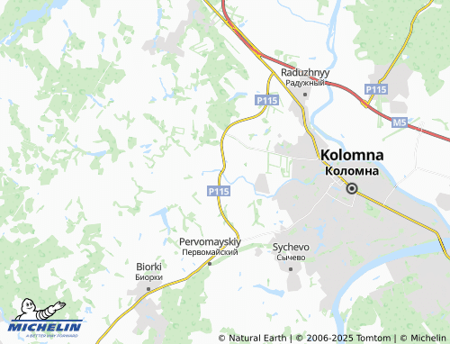 MICHELIN Lystsevo map - ViaMichelin