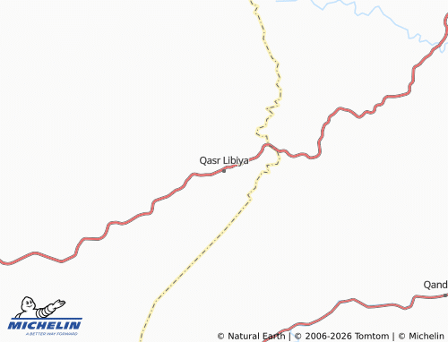 MICHELIN Qasr Libiya map - ViaMichelin