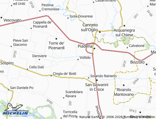 MICHELIN Voltido map - ViaMichelin