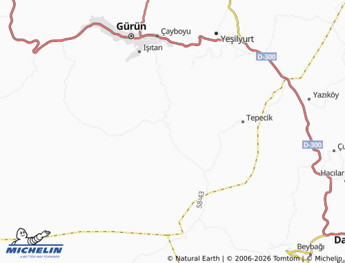 MICHELIN Yelken map - ViaMichelin