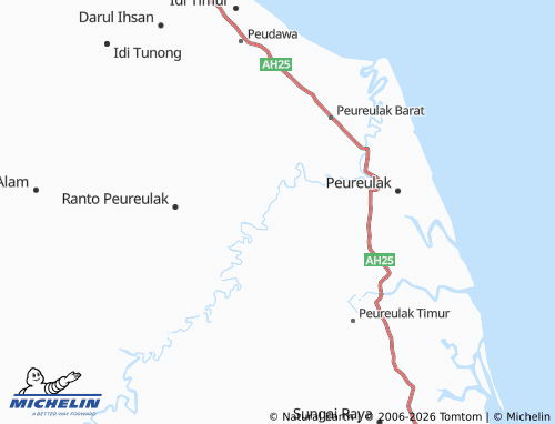 MICHELIN Paya Meuligo map - ViaMichelin