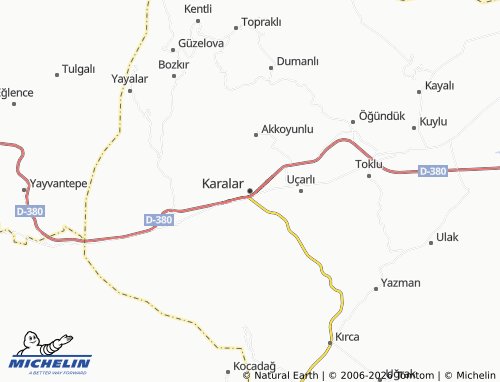 Mappa MICHELIN Karalar - ViaMichelin