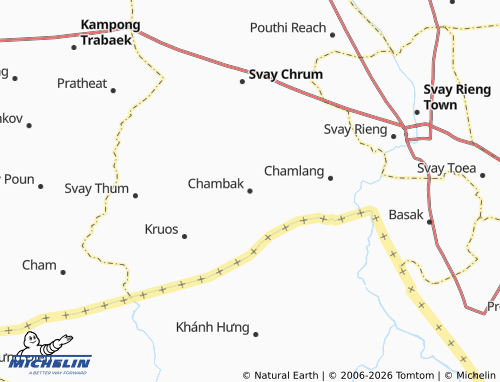 Mappa MICHELIN Chambak - ViaMichelin