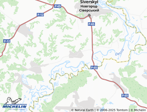 MICHELIN Horbove map - ViaMichelin