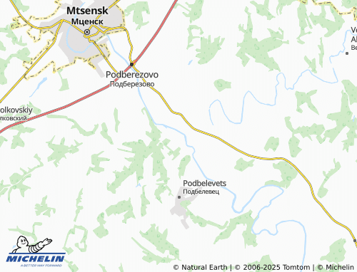MICHELIN Novoselki map - ViaMichelin