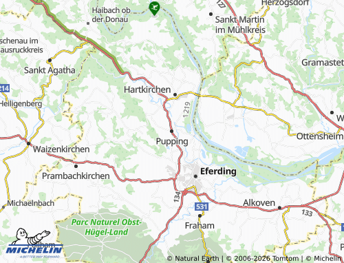 Mappa MICHELIN Pupping - ViaMichelin