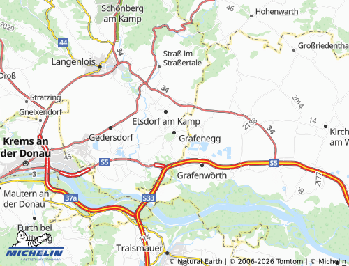 MICHELIN Grafenegg map - ViaMichelin