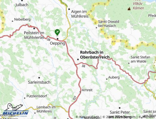 MICHELIN Rohrbach in Oberösterreich map - ViaMichelin